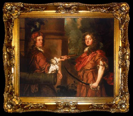 framed  Sir Peter Lely Sir Frescheville Holles,, ta009-2